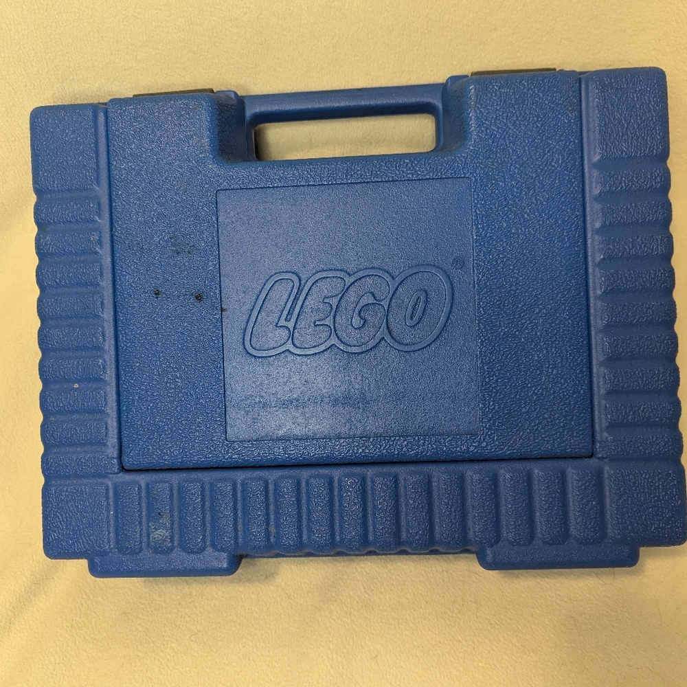 Vintage 1985 Blue Lego Storage Case Container